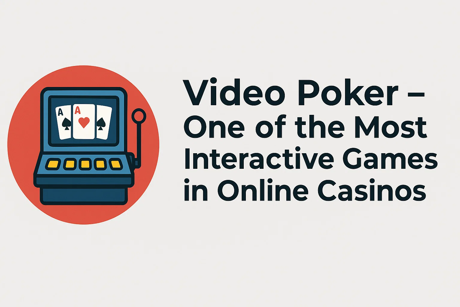 Video Poker – One of the Most Interactive Games in Online Casinos