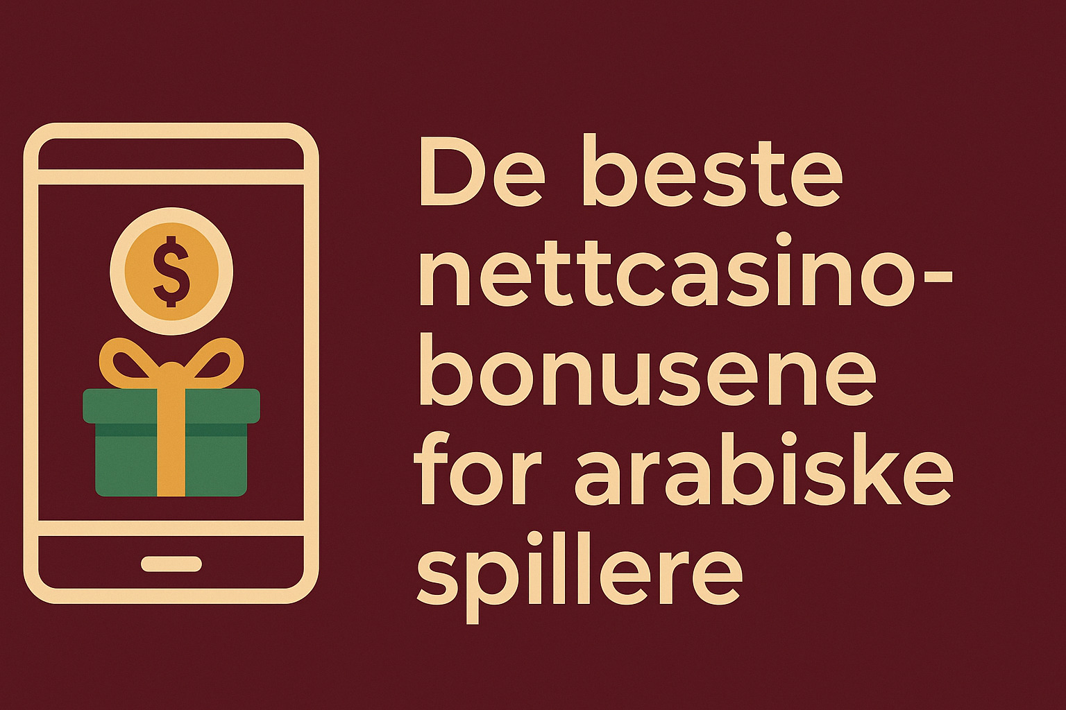 De beste nettcasino-bonusene for arabiske spillere